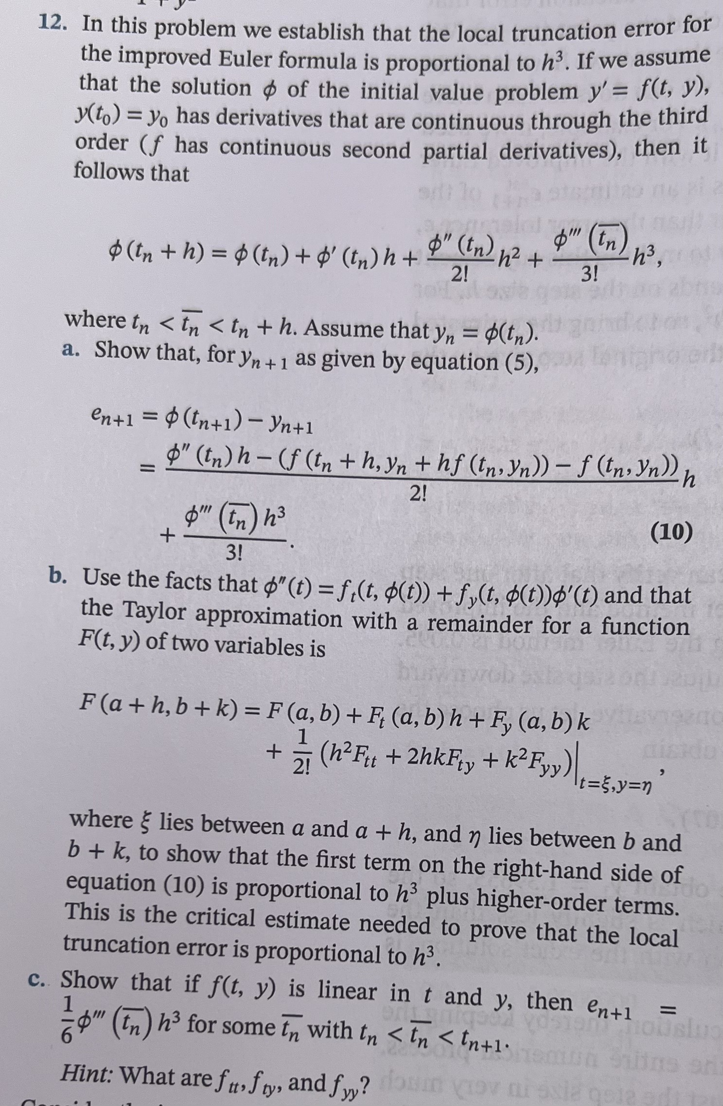 Solved 12. In this problem we establish that the local | Chegg.com