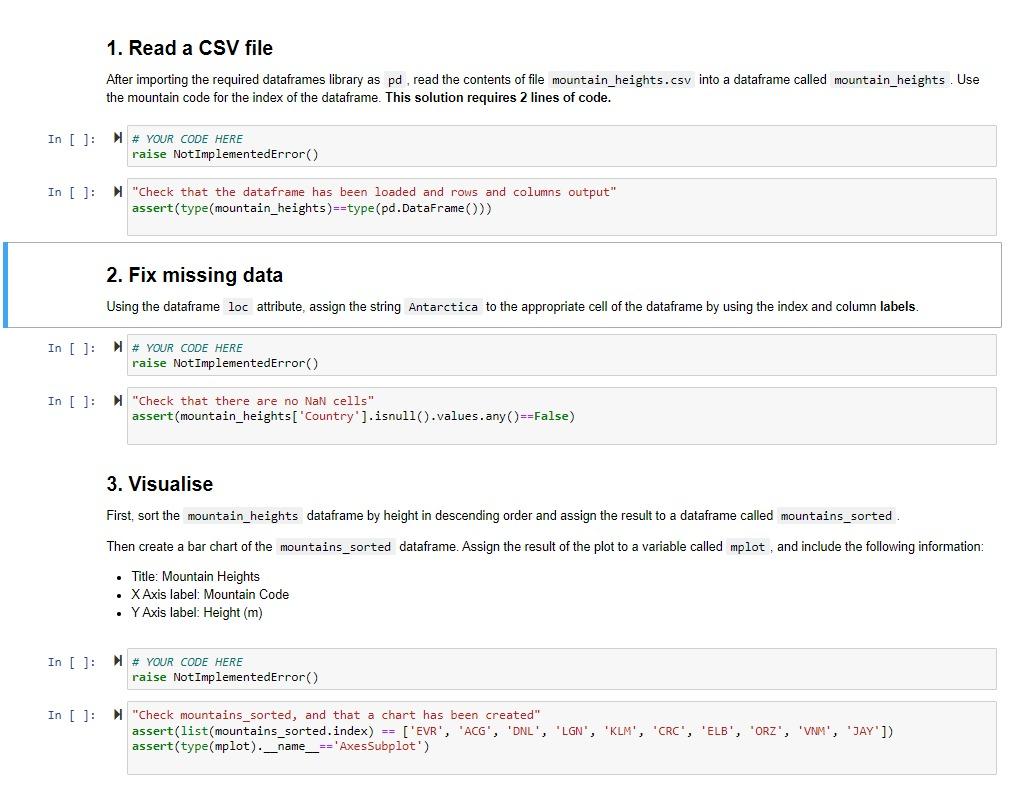 Solved 1. Read A CSV File After Importing The Required | Chegg.com