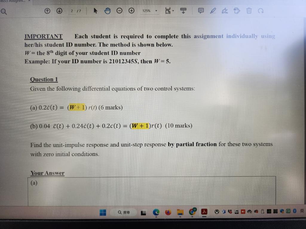 Solved IMPORTANT Each student is required to complete this | Chegg.com