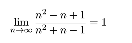 Solved na – n+1 lim ntoon2 + n - 1 1 | Chegg.com