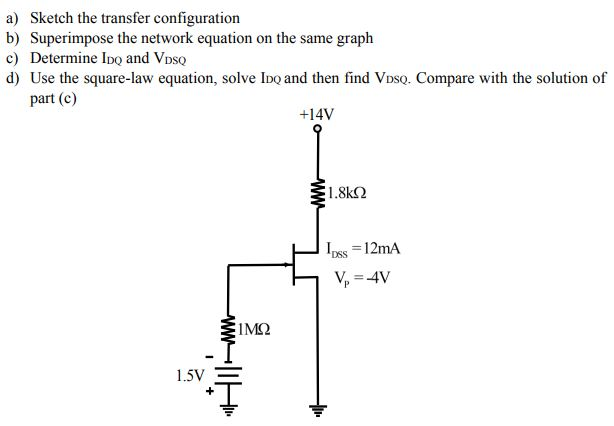 Superimposed Network Solved a) Sketch the transfer configuration b) Superimpose | Chegg.com