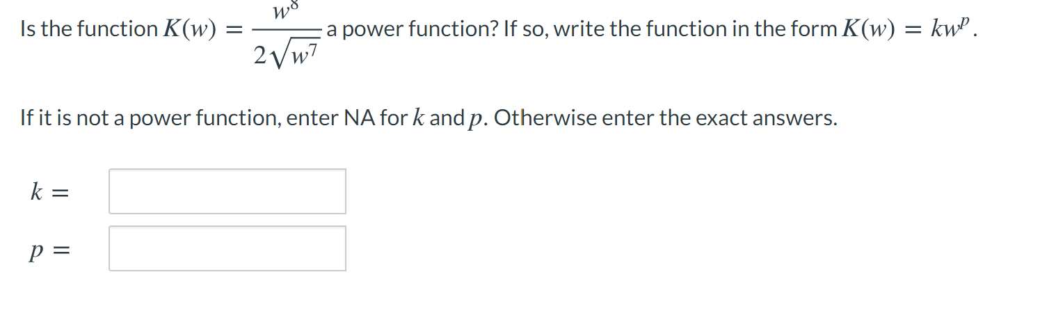 What Is The Power Function Formula