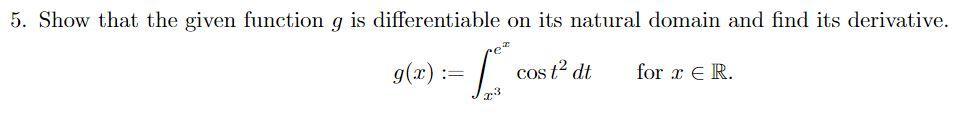 Solved This is for a math analysis class. PLEASE show all | Chegg.com