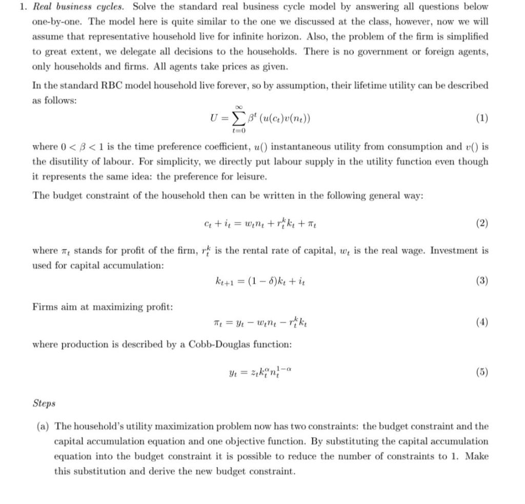 1-real-business-cycles-solve-the-standard-real-chegg