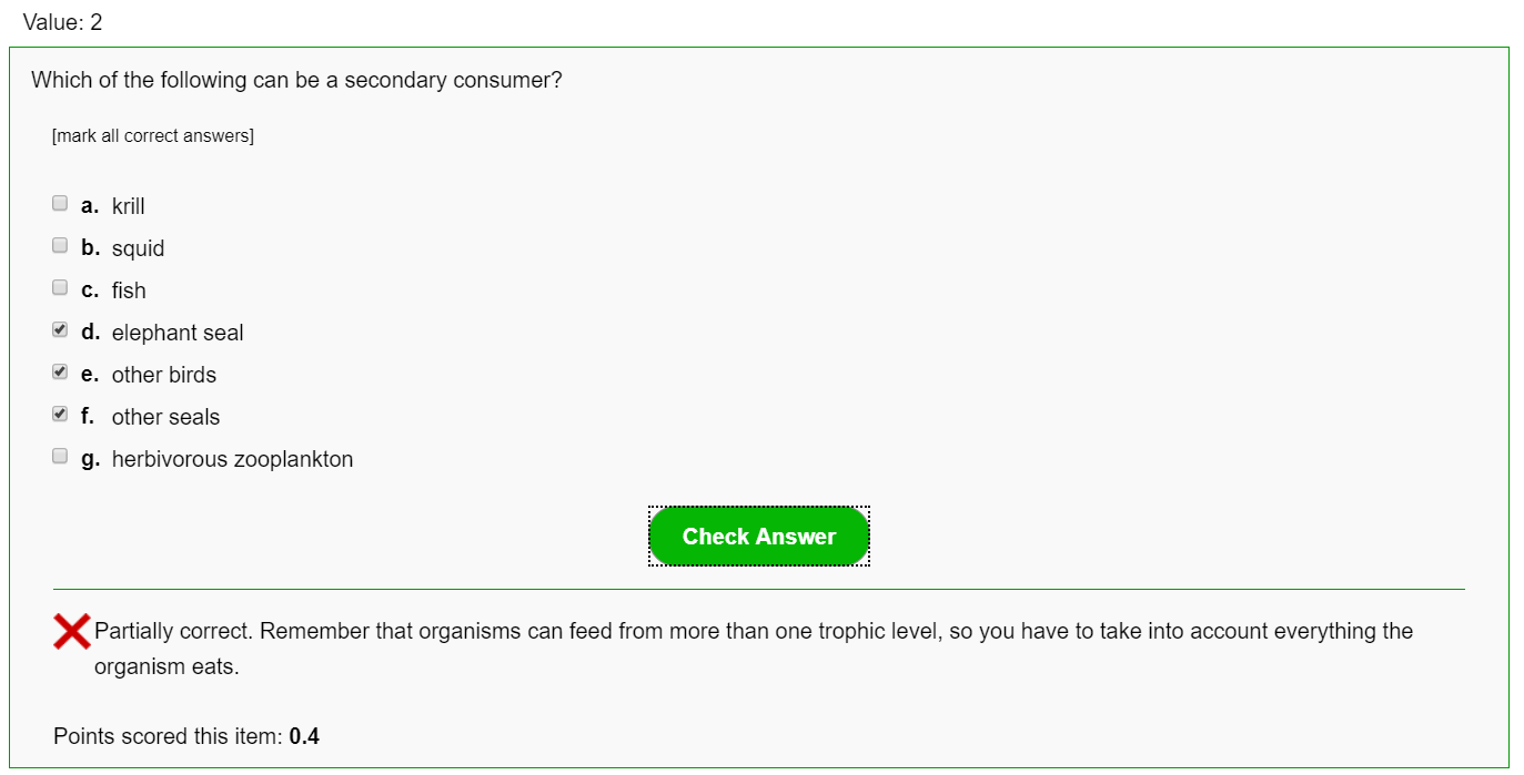 Solved Food s Food webs are helpful diagrams to