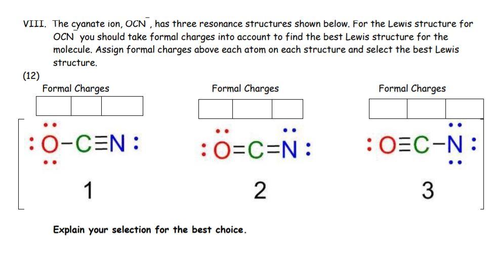 ocn  lewis structure