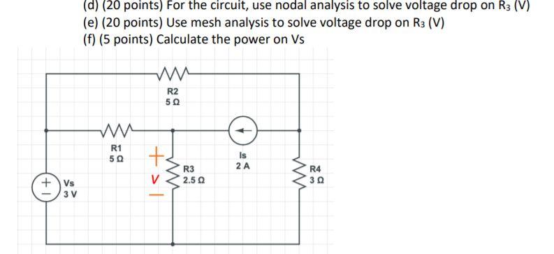 Solved Solve only if you are willing to solve all 3 parts d, | Chegg.com