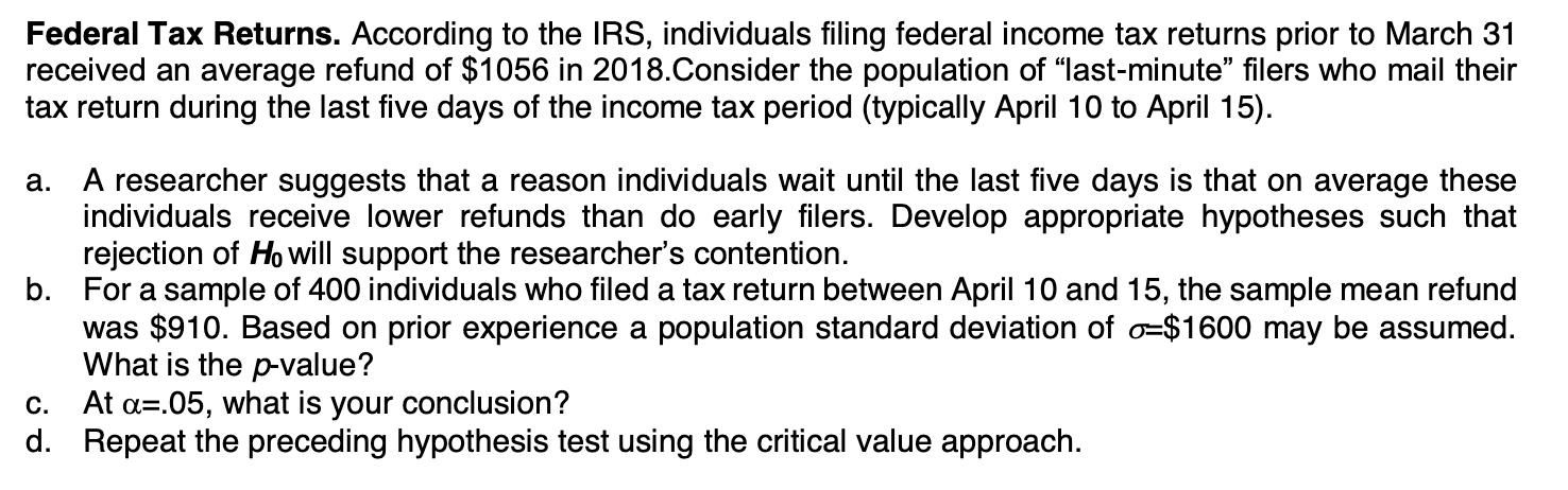 solved-federal-tax-returns-according-to-the-irs-chegg