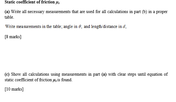 Solved Coefficient of Friction Introduction: In this | Chegg.com