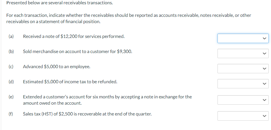 assignment of receivables transaction