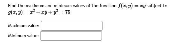 how to find minimum value of functions