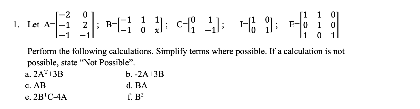 Solved 1. Let | Chegg.com