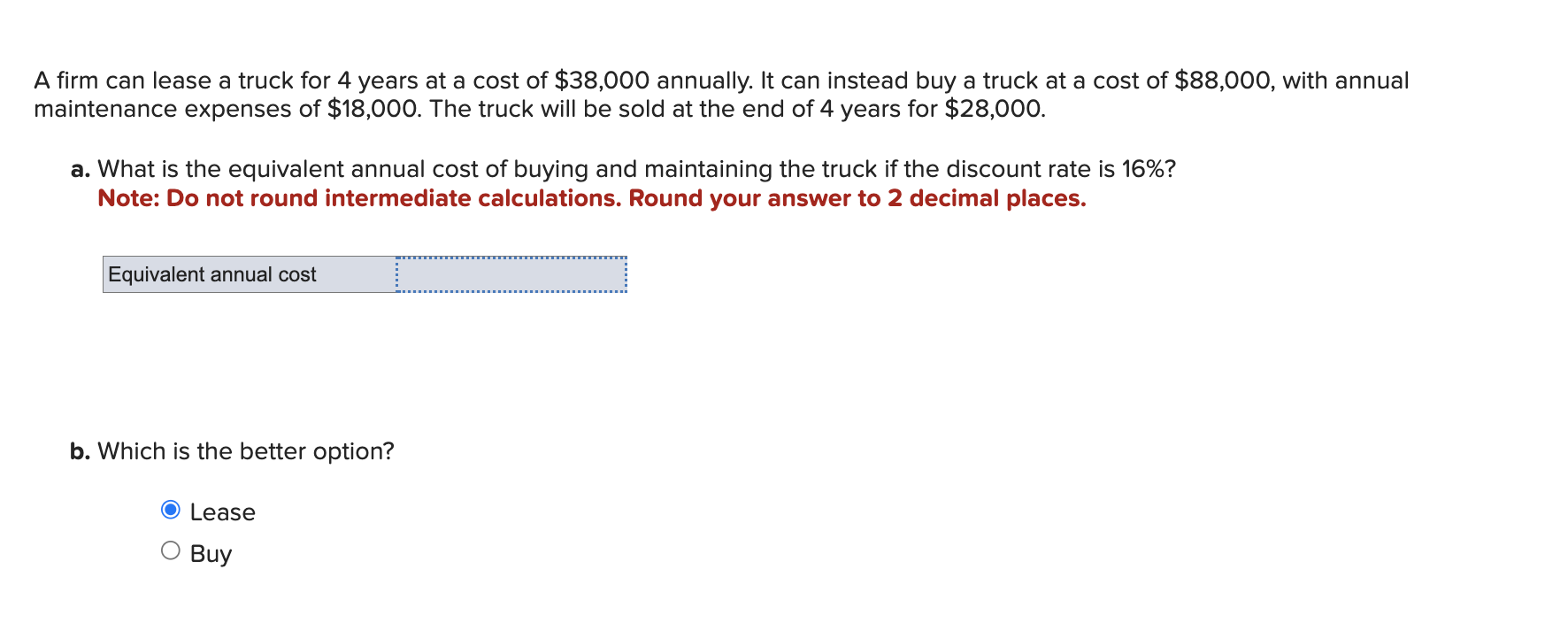 solved-a-firm-can-lease-a-truck-for-4-years-at-a-cost-of-chegg