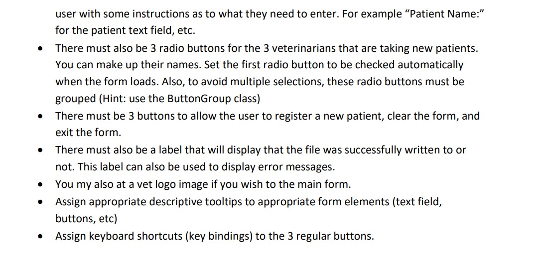 Solved Requirements Complete and submit the program source | Chegg.com