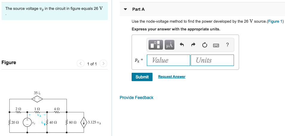 Solved The source voltage t, in the circuit in figure equals | Chegg.com