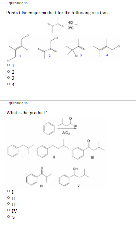 Solved QUESTIONS Predict The Major Product For The Following | Chegg.com