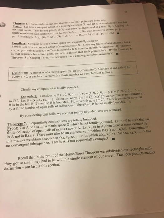 Solved 9. Prove that (0, 1) is totally bounded. 51 | Chegg.com