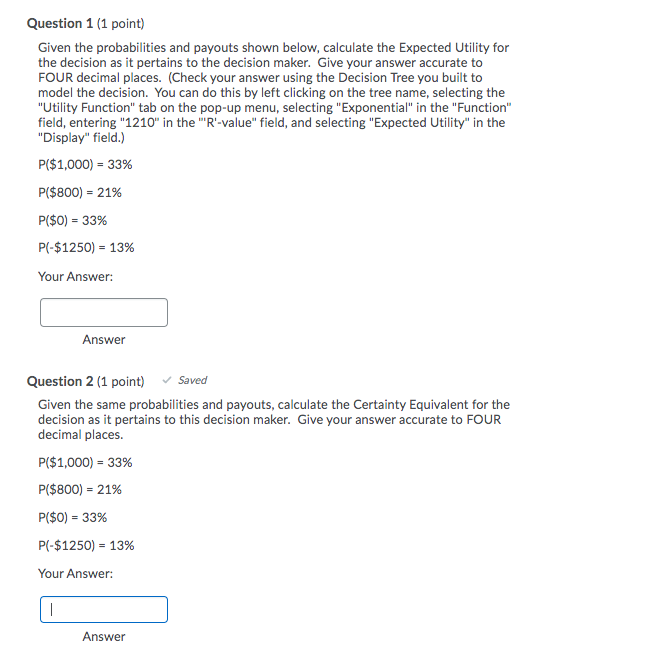 Solved Please answer both questions as I posted both | Chegg.com