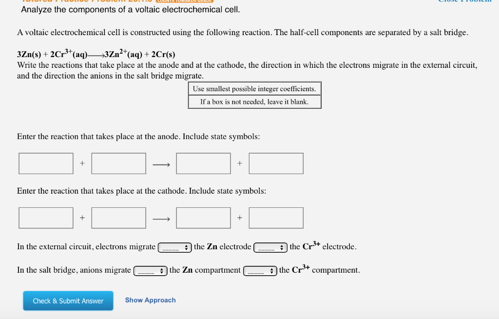 solved-a-voltaic-electrochemical-cell-is-constructed-using-chegg