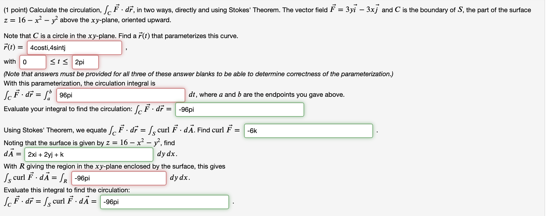 Let S be the part of the plane 2x + ly + z = 4 which | Chegg.com