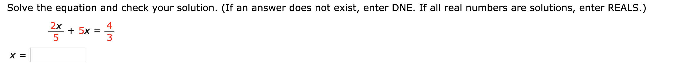 Solved Solve the equation and check your solution. (If an | Chegg.com