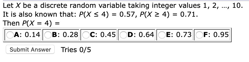 Solved Let X be a discrete random variable taking integer | Chegg.com