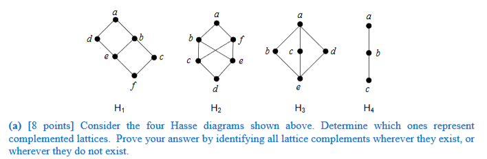 Solved tl BC H1 H2 H3 H4 (a) [8 points] Consider the four | Chegg.com