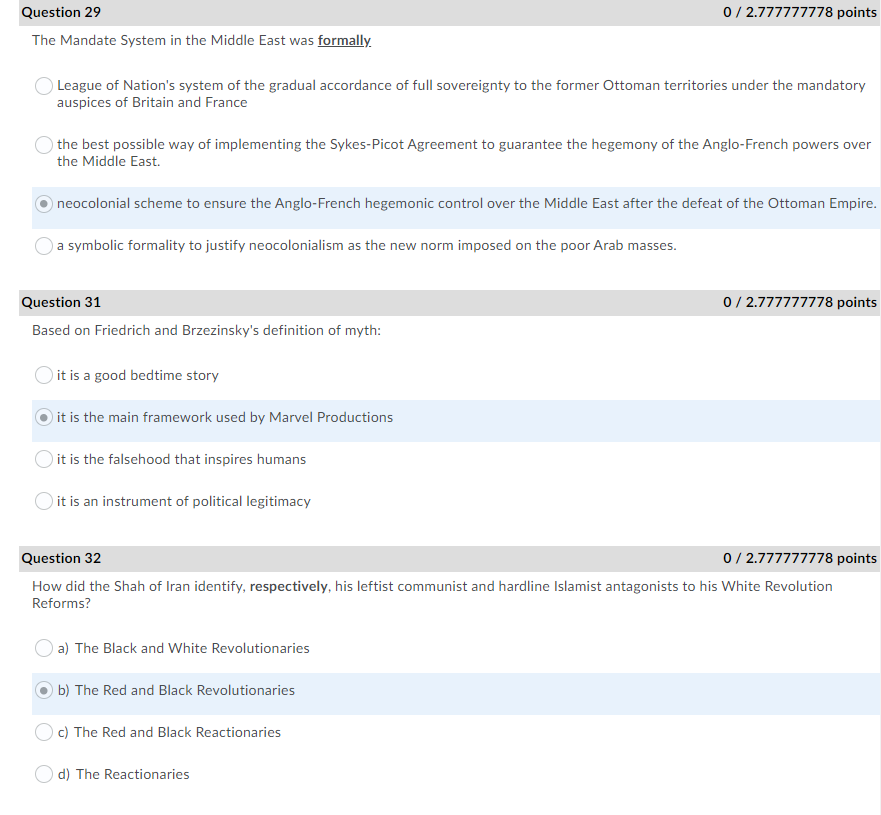 0 2 777777778 Points Question 29 The Mandate System Chegg Com