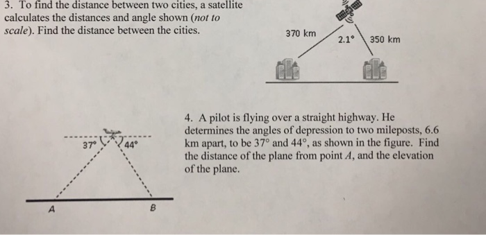 Solved 3. To find the distance between two cities, a | Chegg.com