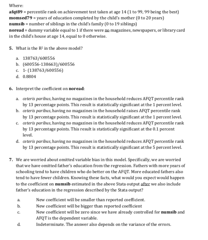 Solved 5 7 Interpreting Regression Output [for This