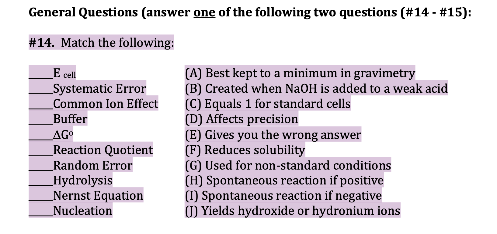 Solved General Questions (answer One Of The Following Two | Chegg.com