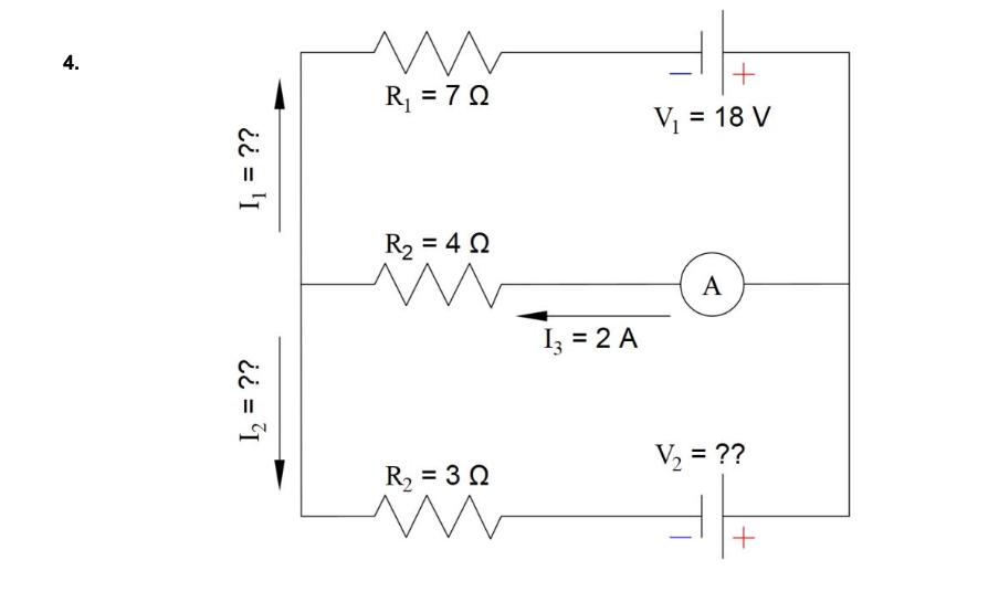 Solved Find all the currents and voltages across each | Chegg.com