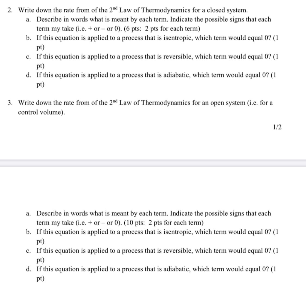 Solved you just need to write form equation of 2nd law Chegg