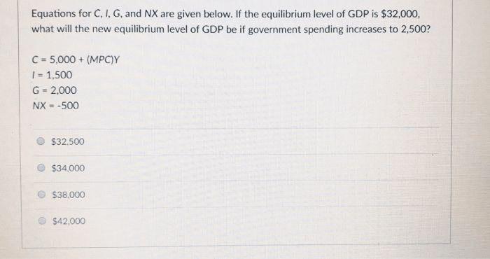 Solved Equations For C1, G, And NX Are Given Below. If The | Chegg.com