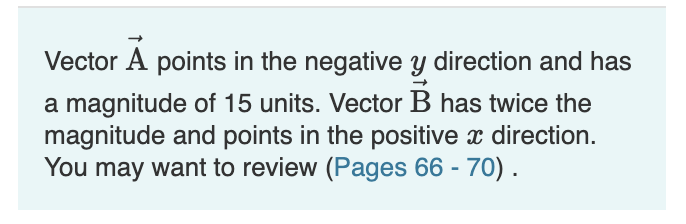Solved A.) Find the direction and magnitude of A⃗ +B⃗ | Chegg.com