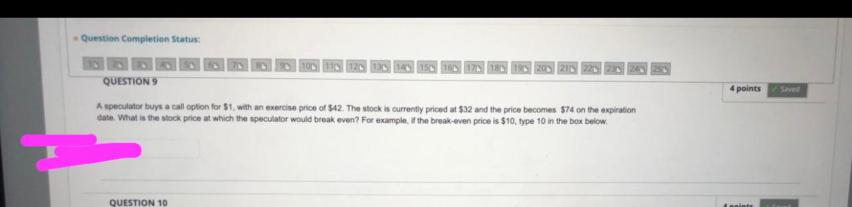Solved Question Completion Status: 5 6 QUESTION 9 8 090 100 | Chegg.com