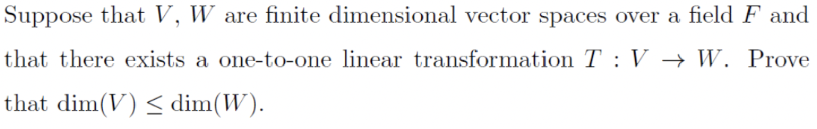 Solved Suppose That V, W Are Finite Dimensional Vector | Chegg.com