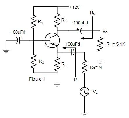 Solved A) Use the transistor to design the common base | Chegg.com