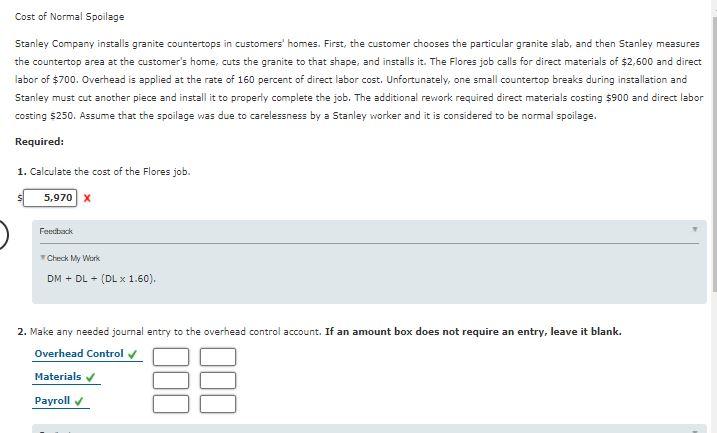 solved-cost-of-normal-spoilage-stanley-company-installs-chegg