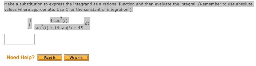 Solved Make A Substitution To Express The Integrand As A 