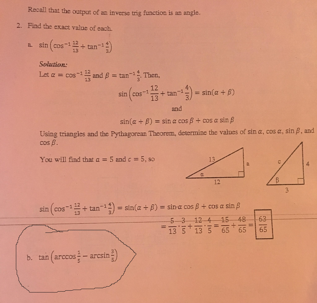 Solved Use the Sum and Difference [Addition and Subtraction] | Chegg.com