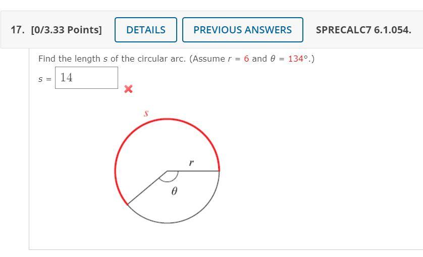 Solved 17. [0/3.33 Points] DETAILS PREVIOUS ANSWERS | Chegg.com