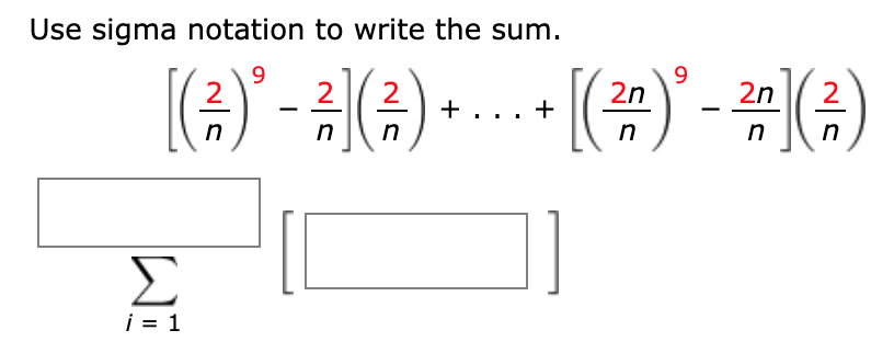 Solved Use sigma notation to write the sum. [(*) - 3) (+) + | Chegg.com