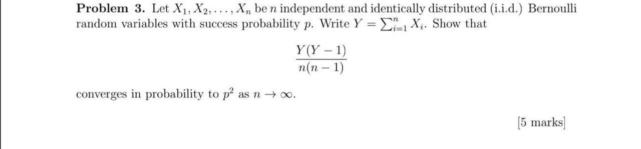 Solved Problem 3. Let X1,X2,…,Xn Be N Independent And | Chegg.com