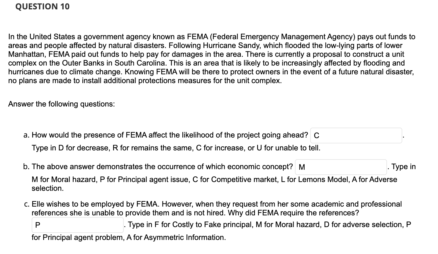 Solved QUESTION 10 In the United States a government agency | Chegg.com