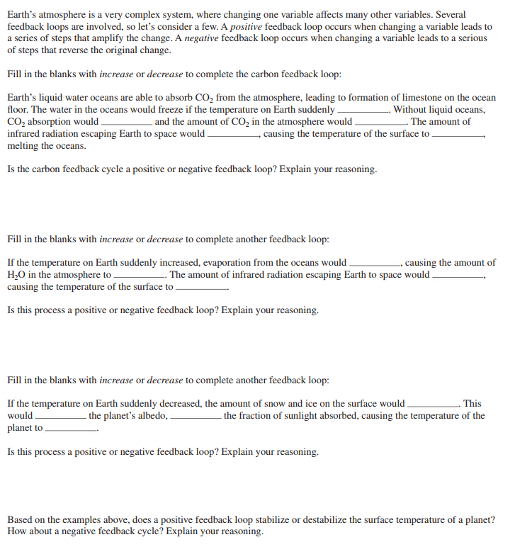Solved 12. Find the equilibrium temperature of Earth if it | Chegg.com