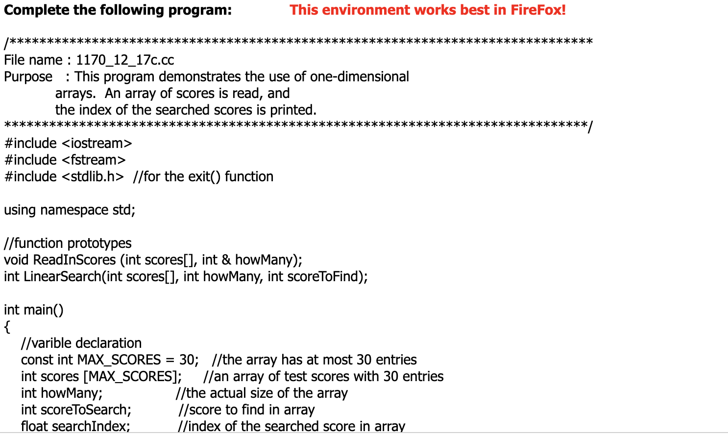 Solved Computer Science C++ Fill the Boxes | Chegg.com