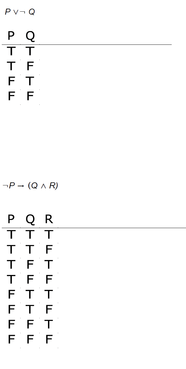 Solved ¬P→(Q∧R) | Chegg.com
