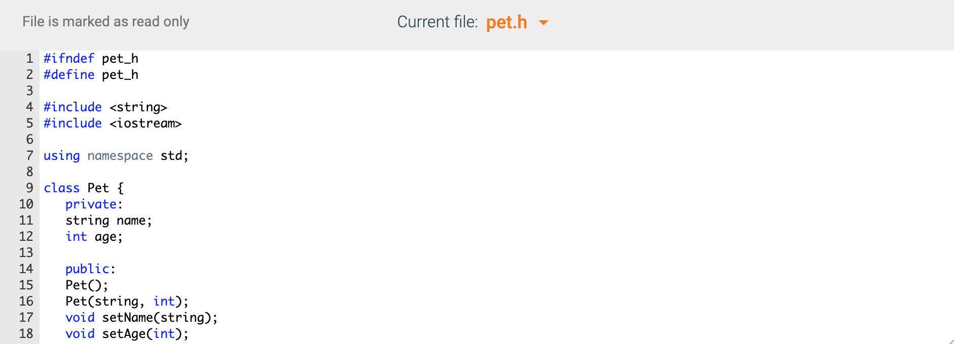 Solved In this exercise, you will be working with 2 classes | Chegg.com