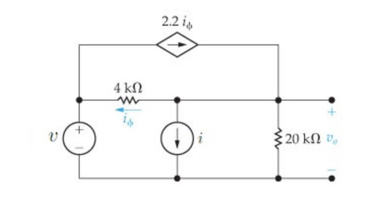 Solved Use the principle of superposition to find vo in | Chegg.com